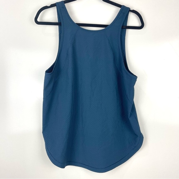 Lululemon Close The Distance Sleeveless Running Tank Top Night Diver Blue Size M - Picture 1 of 6